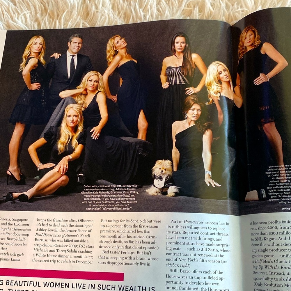 REAL HOUSEWIVES BEVERLY HILLS ORANGE COUNTY HOLLYWOOD REPORTER COVER STO… - Picture 7 of 10